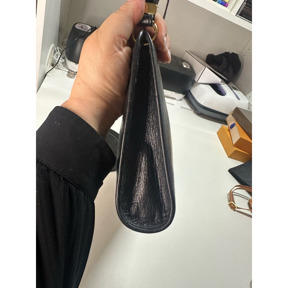 Women's Dior Black Leather Shoulder Bag - Picture 5 of 13